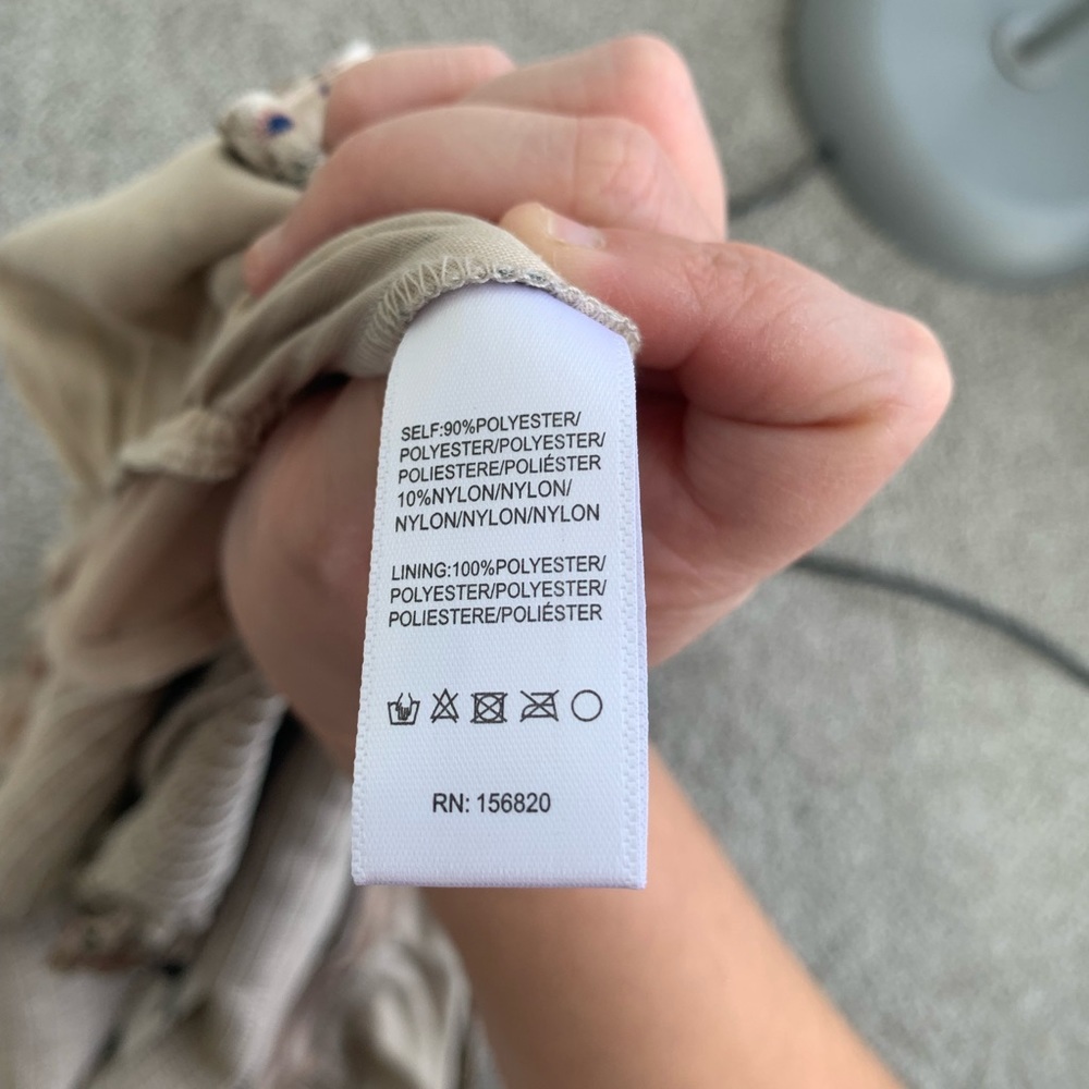 Allison New York Floral Velvet Ruffle Mini Skirt NWT Size XS - Picture 5 of 7